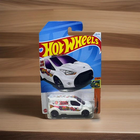 2024 HOT WHEELS #216 - Ford Transit Connect (Case K Treasure Hunt - Long Card)