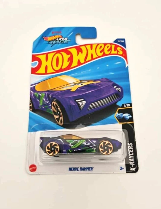 Hot Wheels 2025 Case-J NERVE HAMMER HW X-Raycers Series with FREE Protector