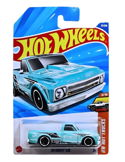 Hot Wheels 67 Chevy C10 HW Hot Truck Ages 3 and Up by Small Clamp (Blue)