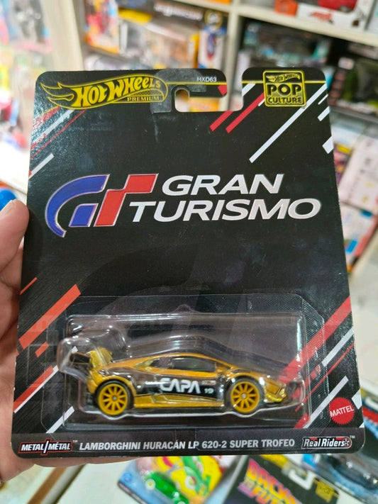 Hotwheels Premium 2025 | LAMBORGHINI HURACAN LP 620-2 SUPER TROFEO | GRAN TURISMO | REAL RIDERS | Pop culture | HXD63